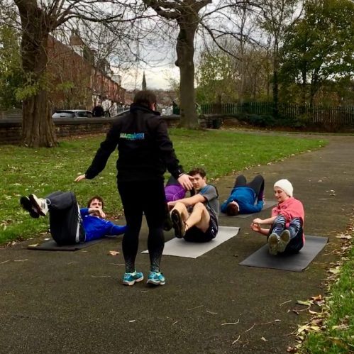 Bootcamps with All Change- clients loving the new exercises to stay fit and healthy!